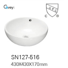 Venta caliente del lavabo Handwash de la cerámica de la nueva llegada en América / Canadá (A-SN127-516)